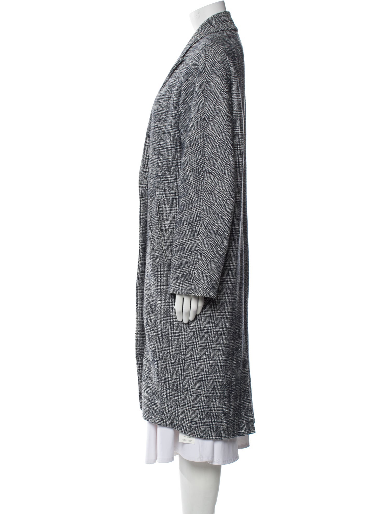 Veronica Beard Plaid Print Coat