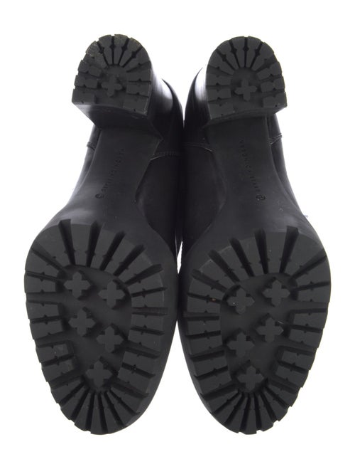 Veronica Beard Leather Lace-Up Boots