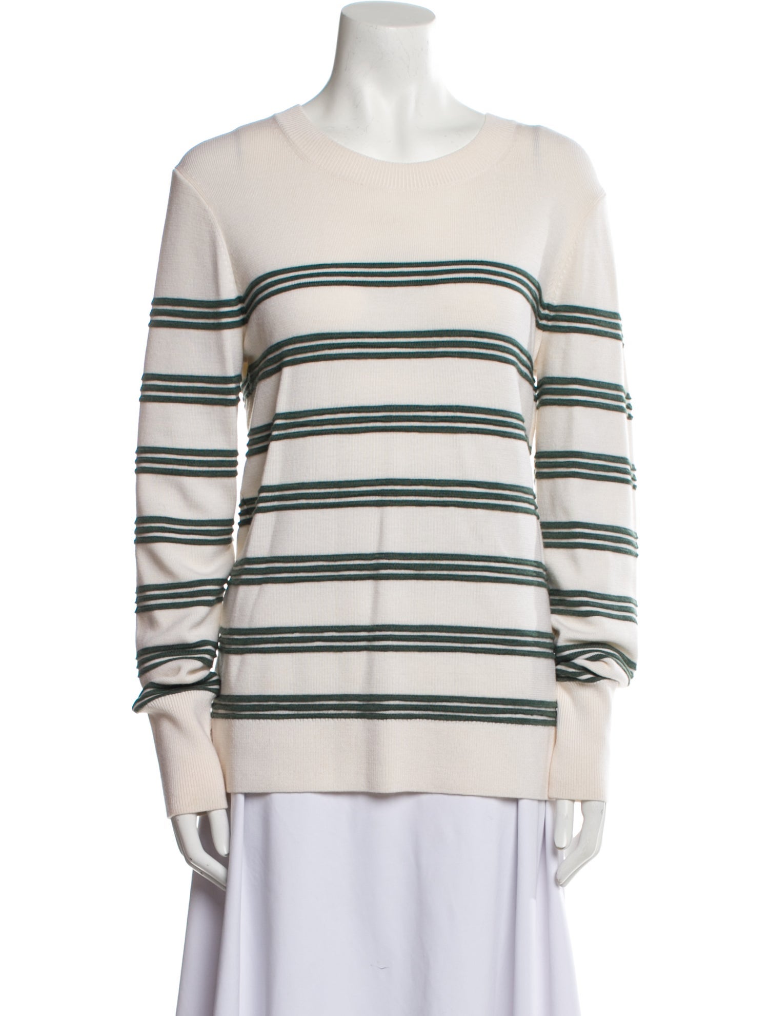 Veronica Beard Merino Wool Striped Sweater