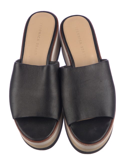 Veronica Beard Leather Slides