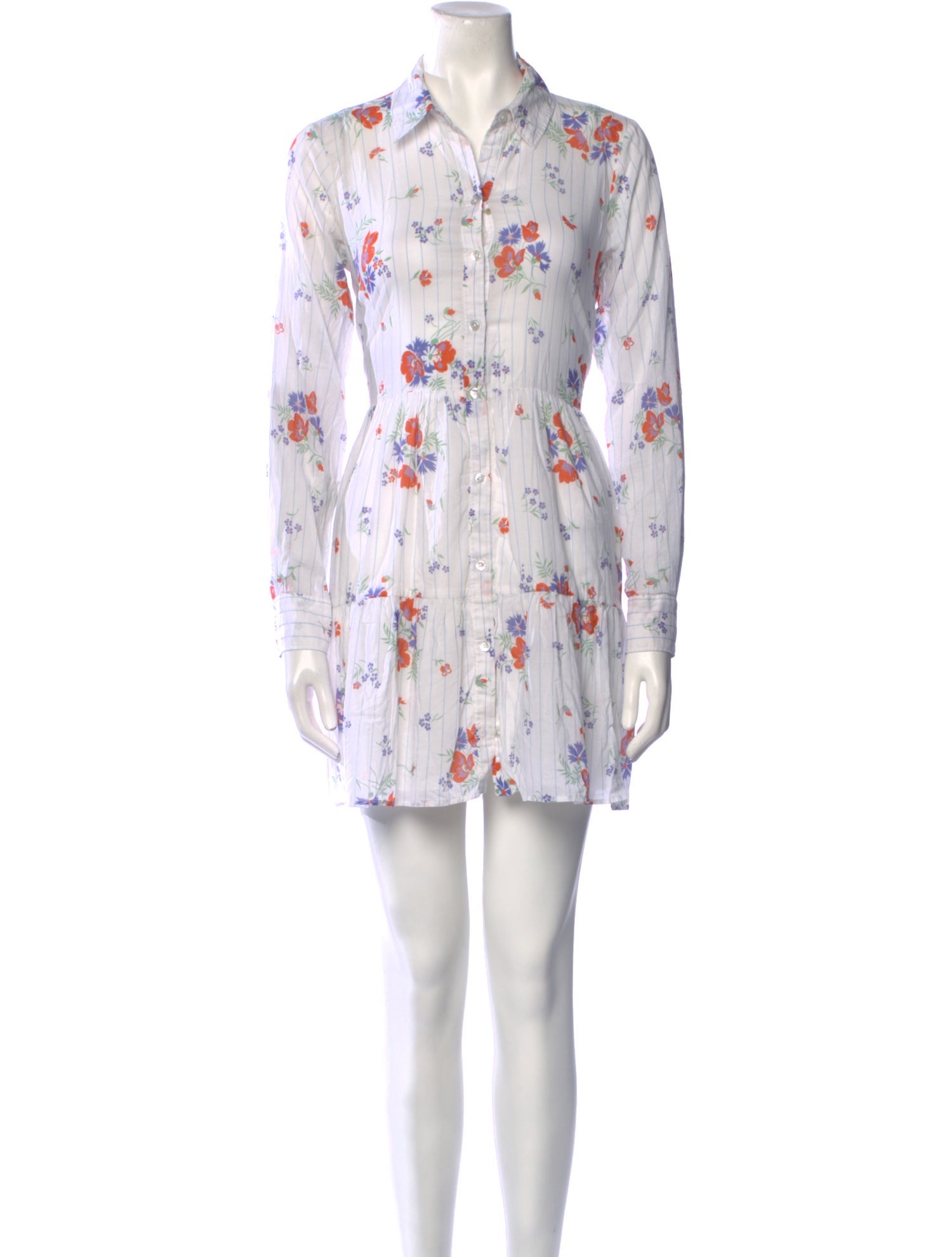 Veronica Beard Floral Print Mini Dress