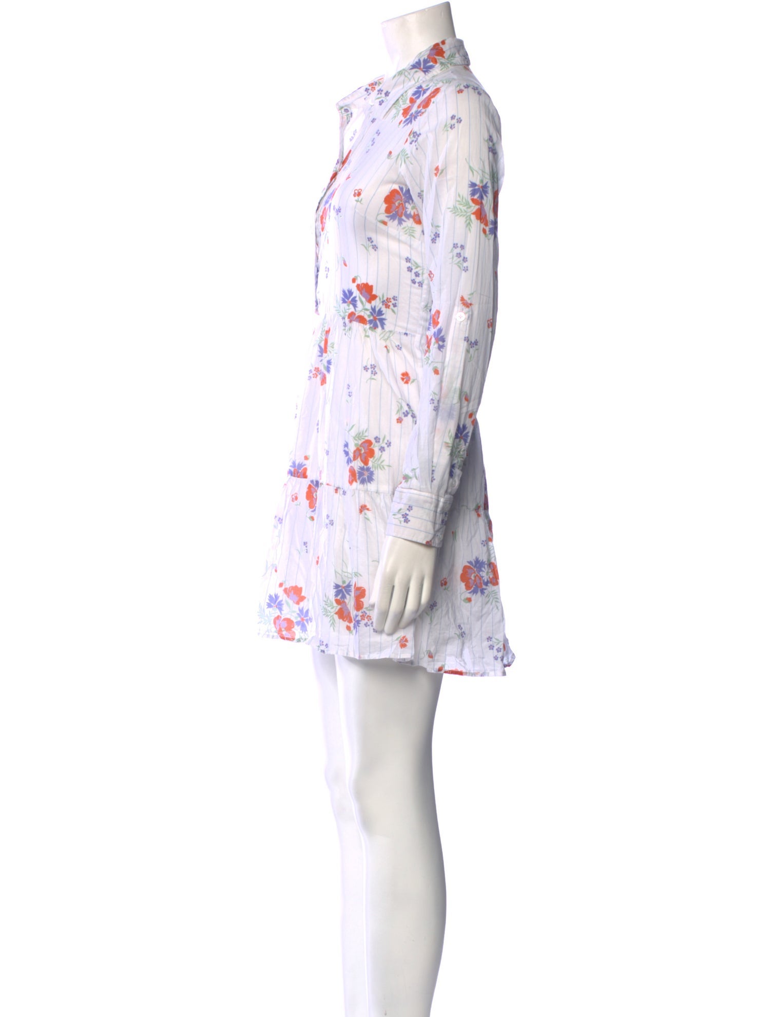 Veronica Beard Floral Print Mini Dress