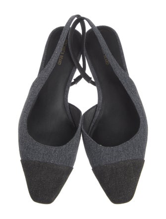 Veronica Beard Denim Slingback Pumps