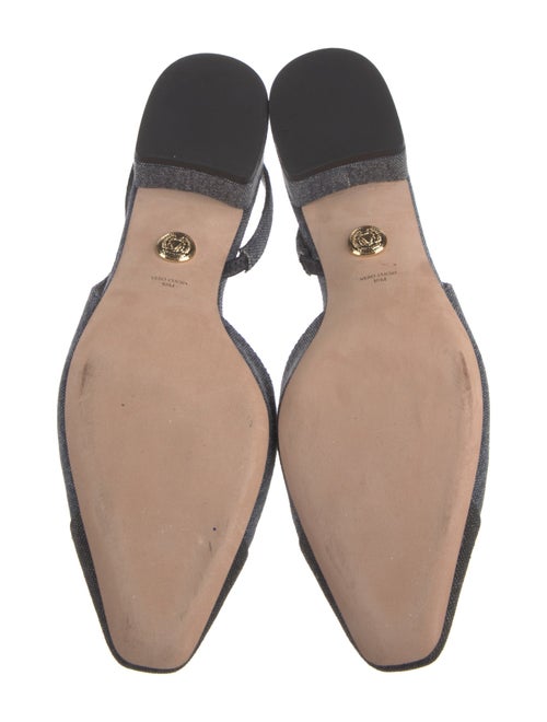 Veronica Beard Denim Slingback Pumps