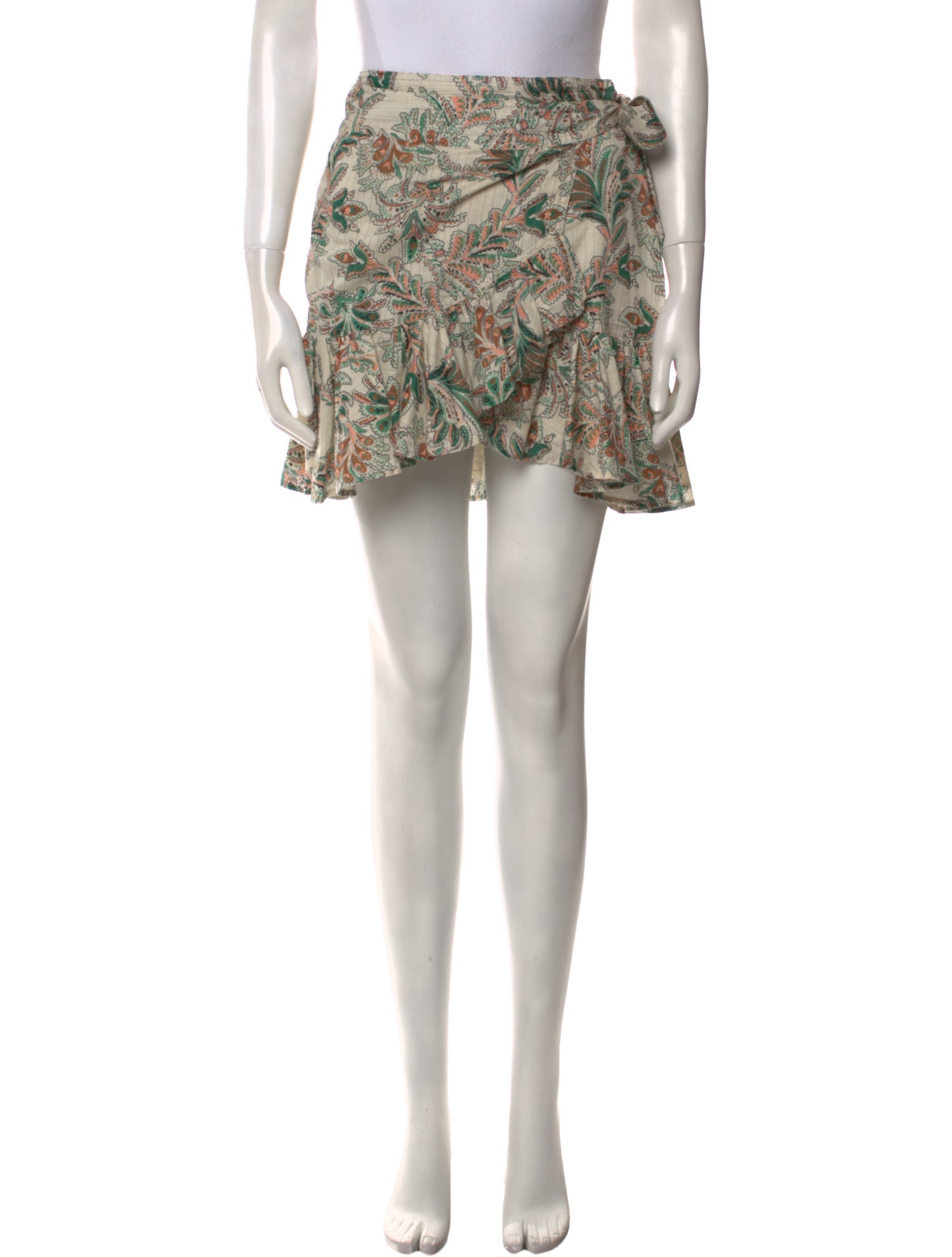 Veronica Beard Floral Print Mini Skirt