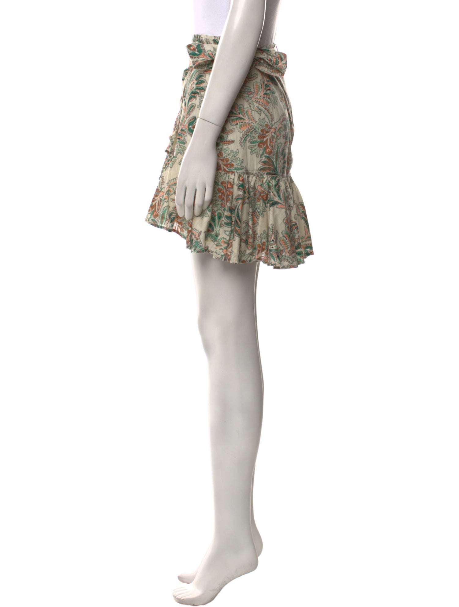 Veronica Beard Floral Print Mini Skirt