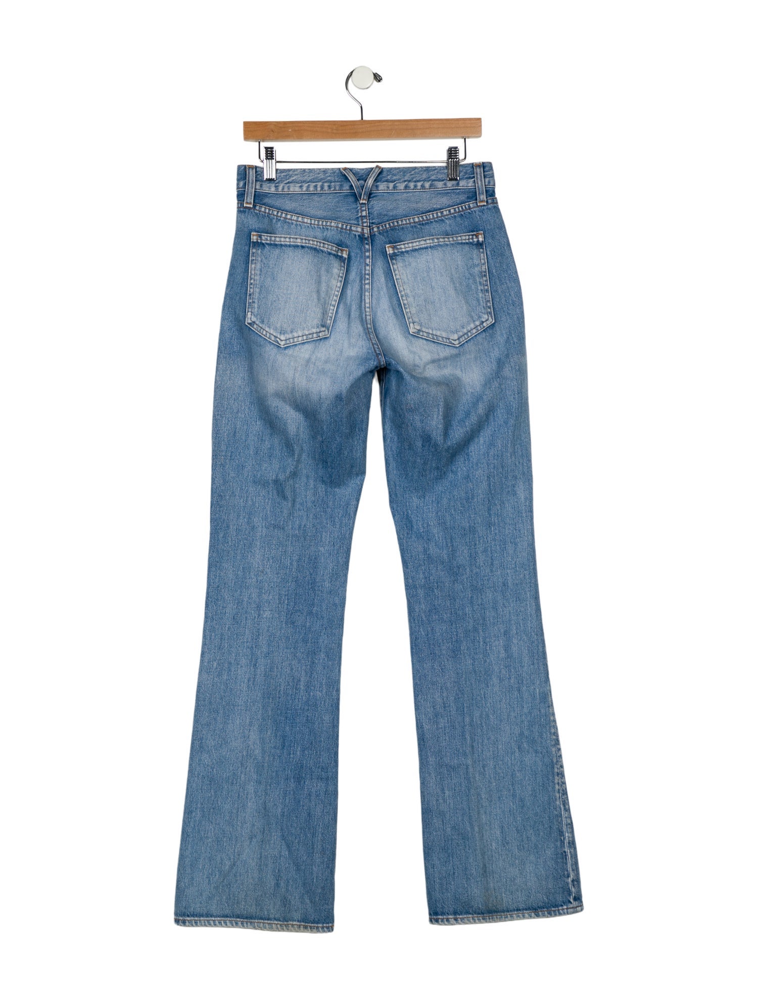 Veronica Beard Mid-Rise Wide Leg Jeans