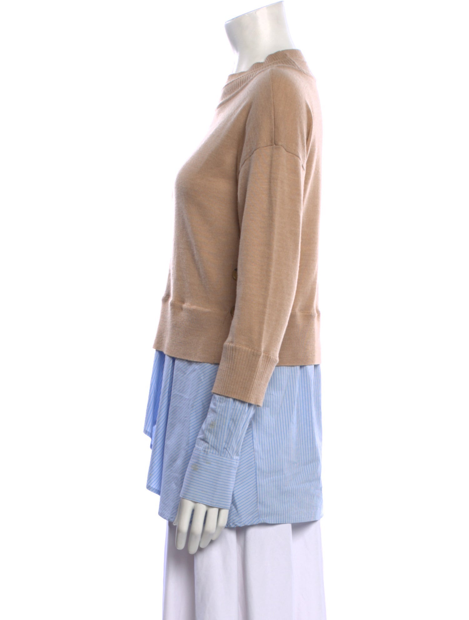 Veronica Beard Merino Wool Crew Neck Sweater