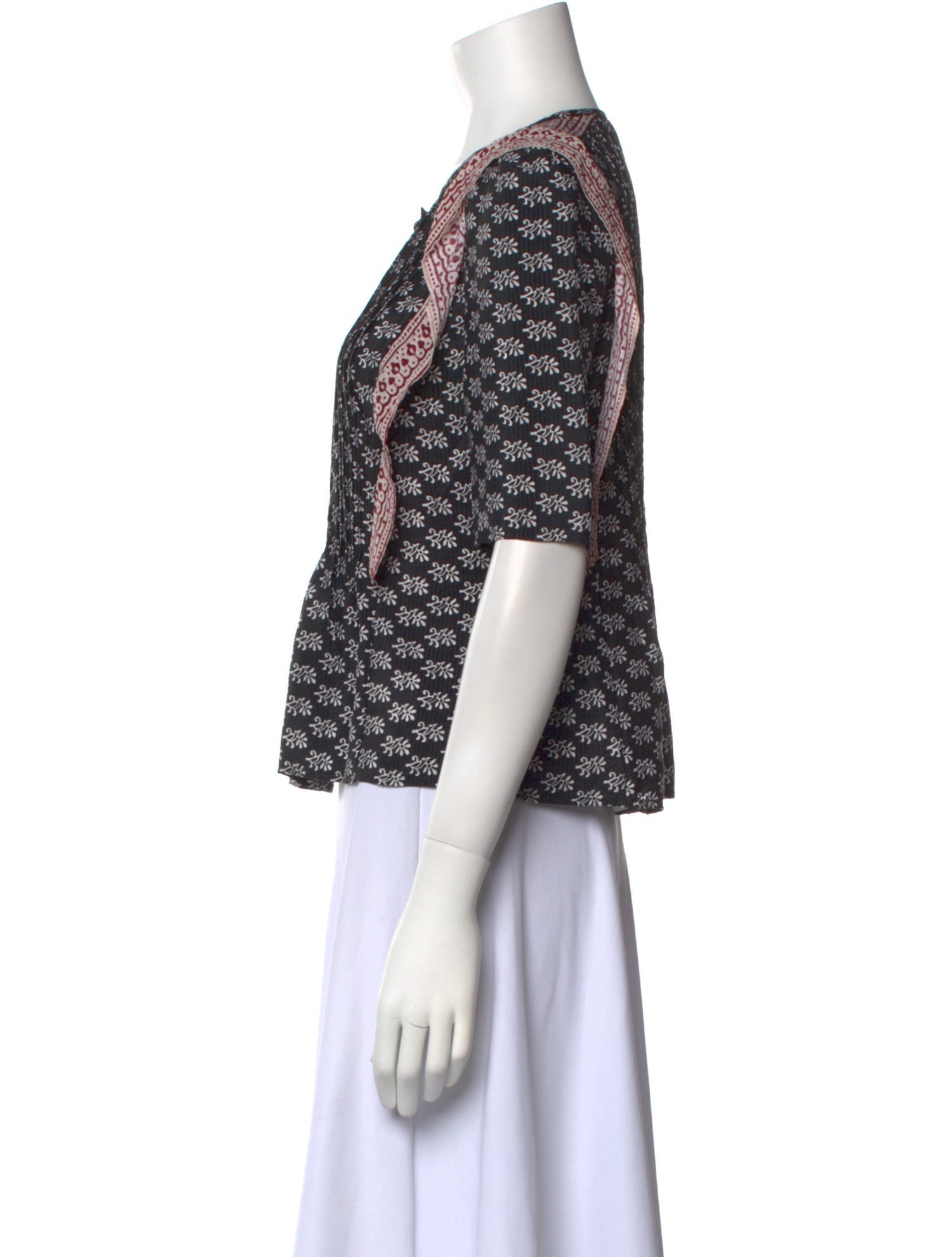 Veronica Beard Silk Printed Top