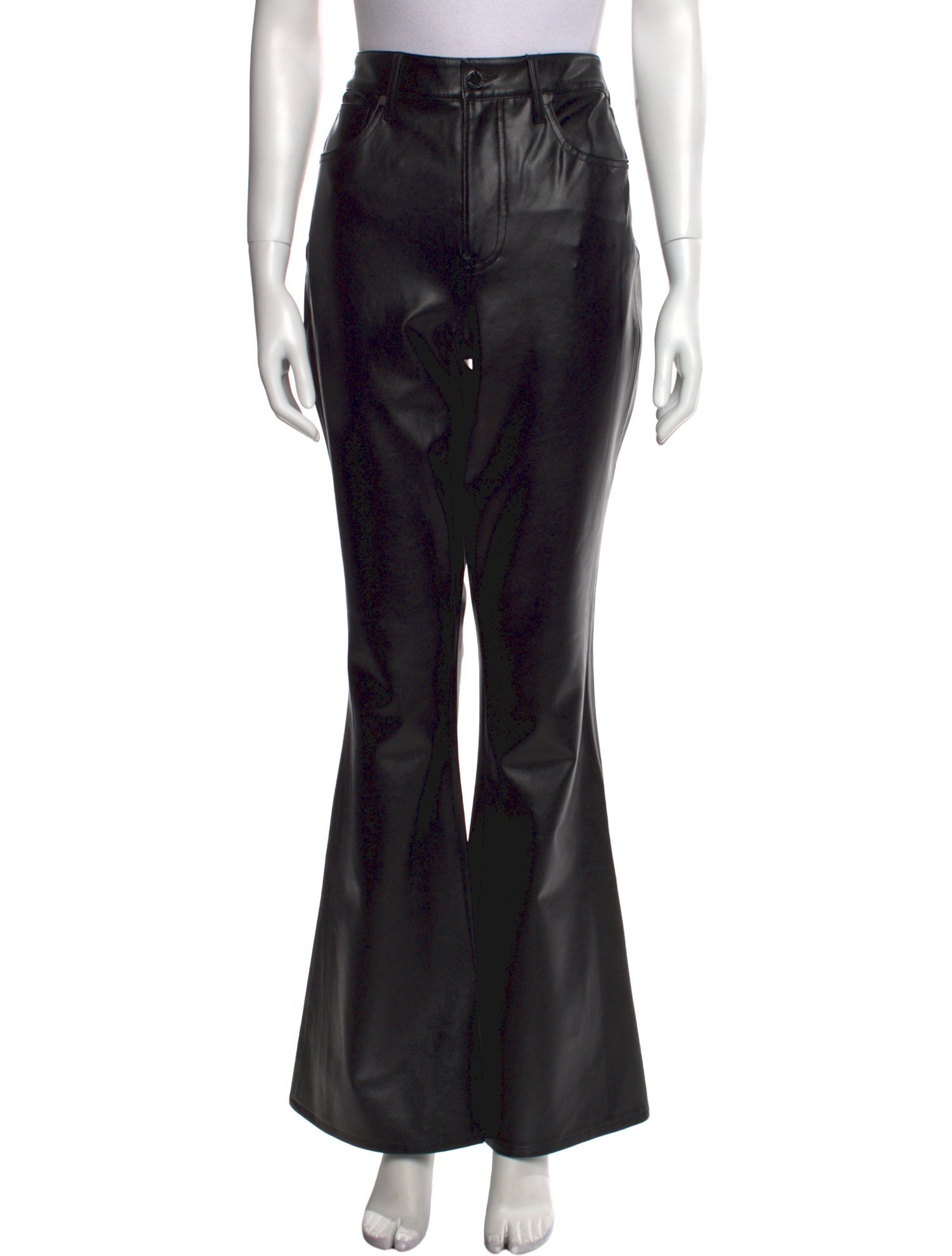 Veronica Beard Faux Leather Wide Leg Pants w/ Tags