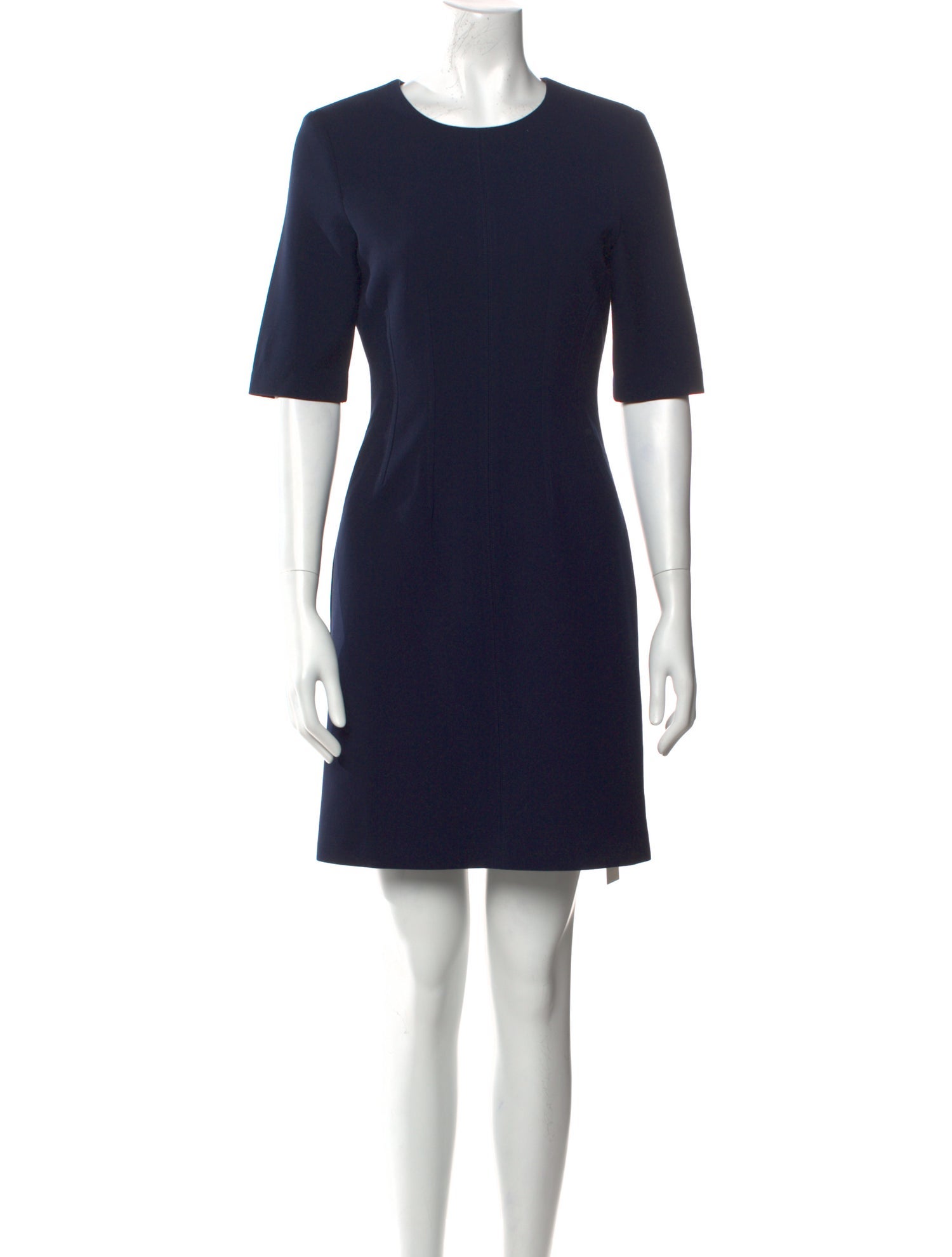 Veronica Beard Crew Neck Mini Dress