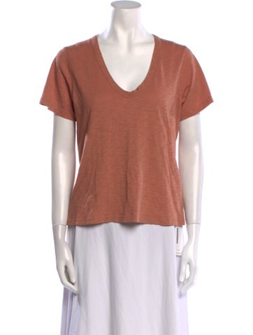 Veronica Beard Tops V-Neck Short Sleeve T-Shirt M
