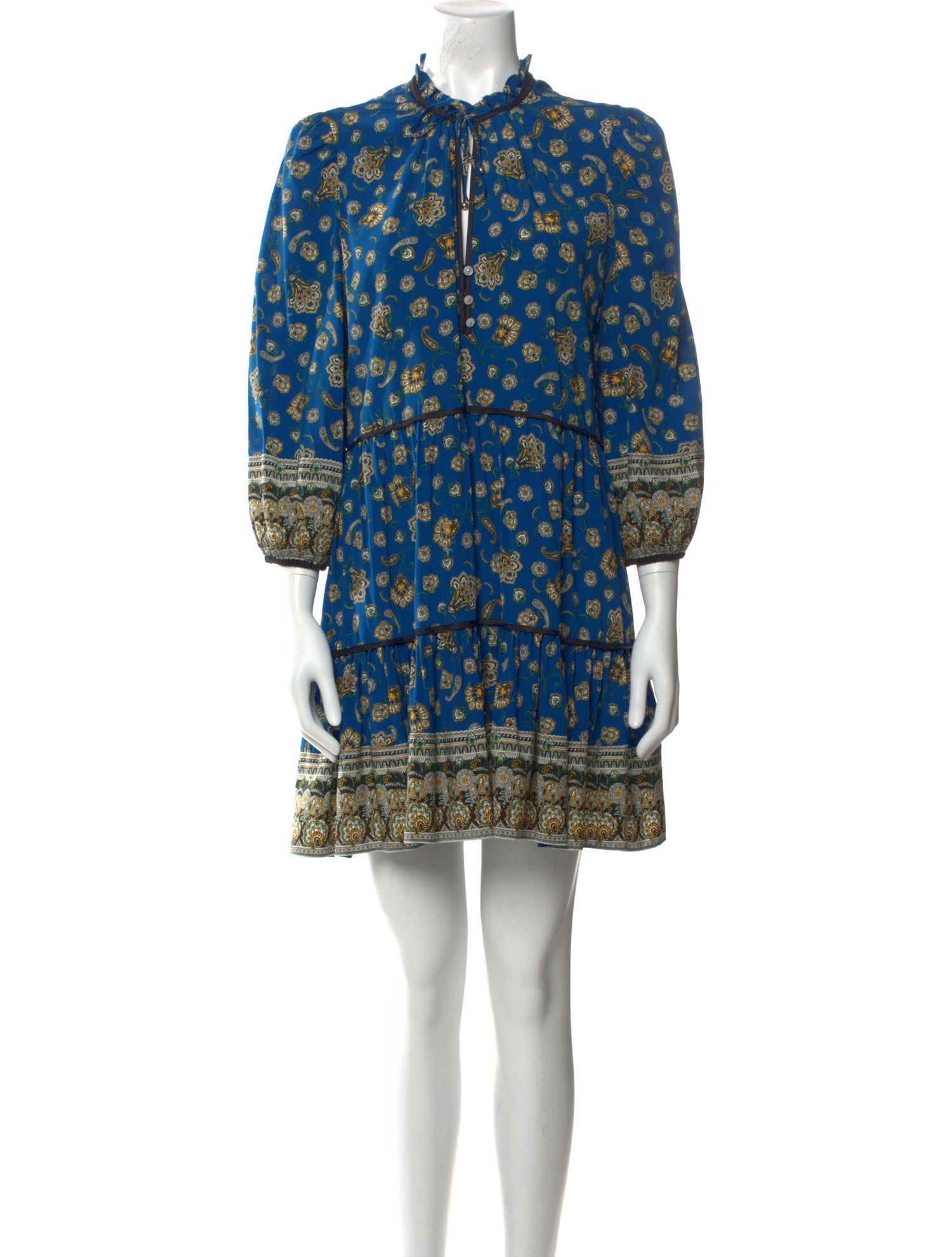 Veronica Beard Printed Mini Dress