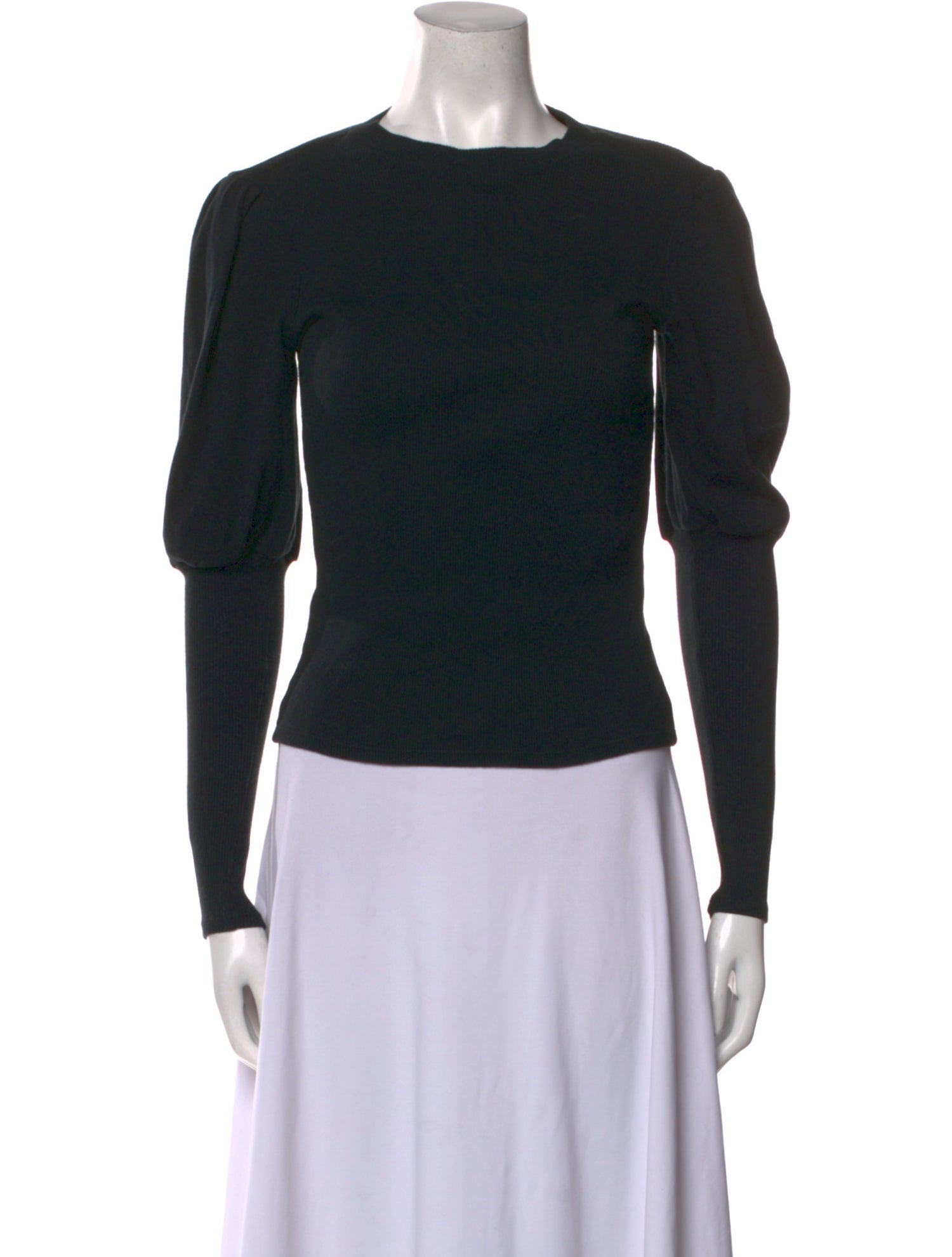 Veronica Beard Crew Neck Long Sleeve Top