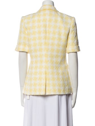 Veronica Beard Tweed Pattern Blazer