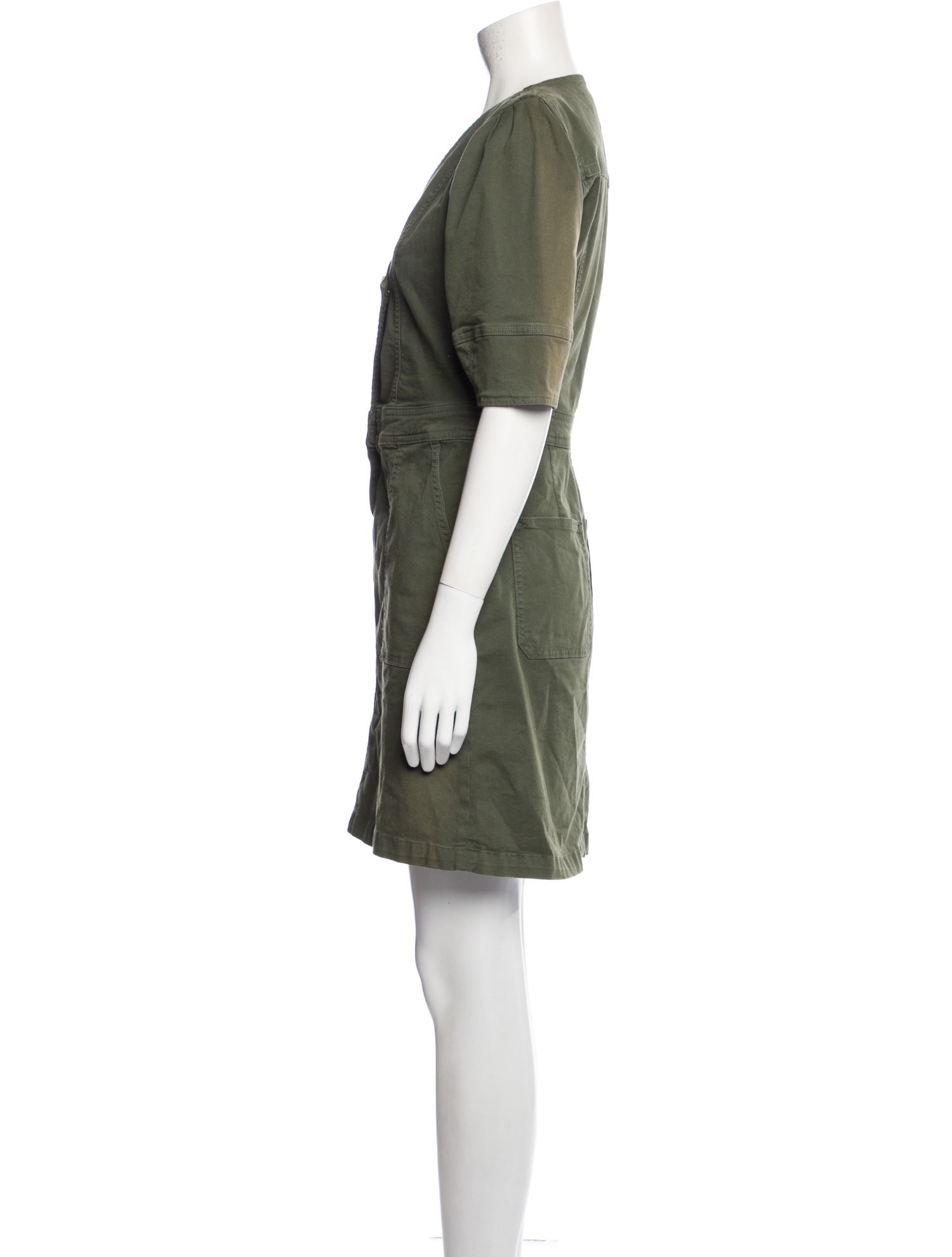 Veronica Beard V-Neck Mini Dress