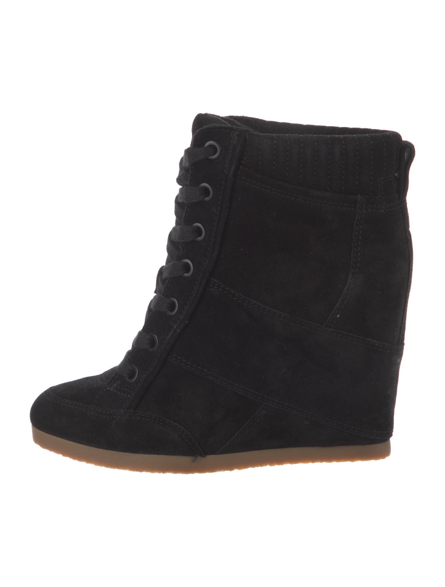 Veronica Beard Suede Lace-Up Boots