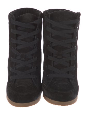Veronica Beard Suede Lace-Up Boots
