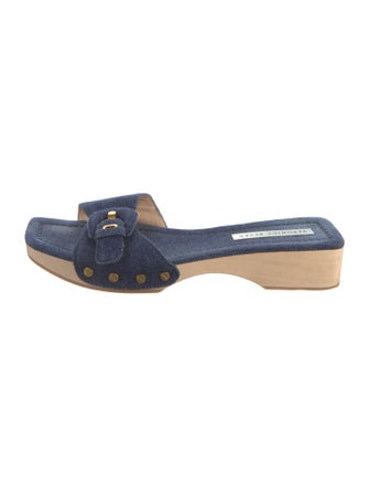 Veronica Beard Denim Slides