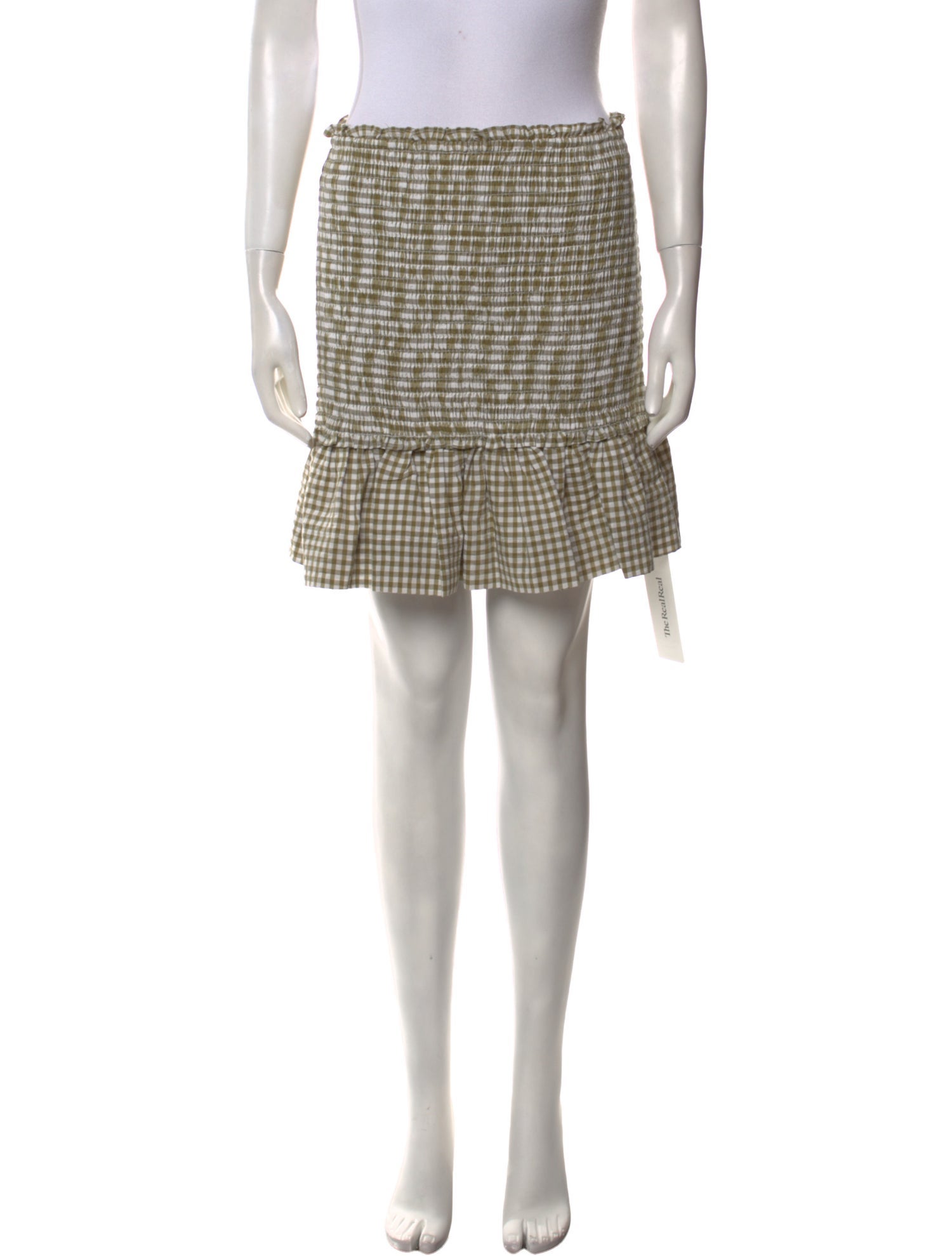 Veronica Beard Striped Mini Skirt