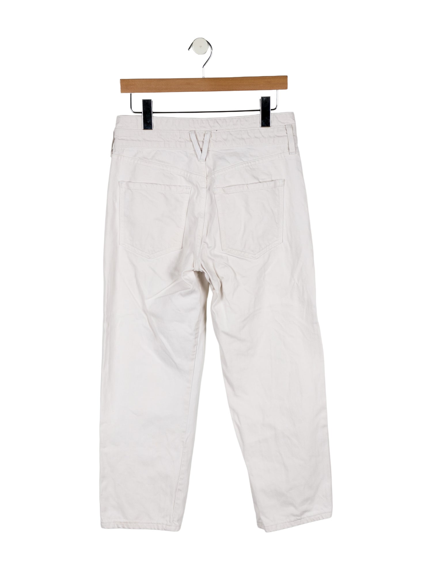 Veronica Beard High-Rise Straight Leg Jeans