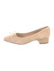 Veronica Beard Suede Bow Accents Pumps