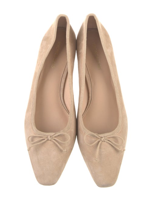 Veronica Beard Suede Bow Accents Pumps
