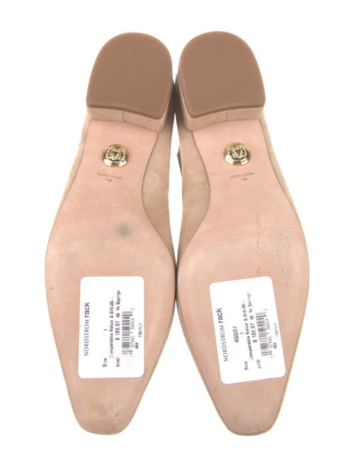 Veronica Beard Suede Bow Accents Pumps