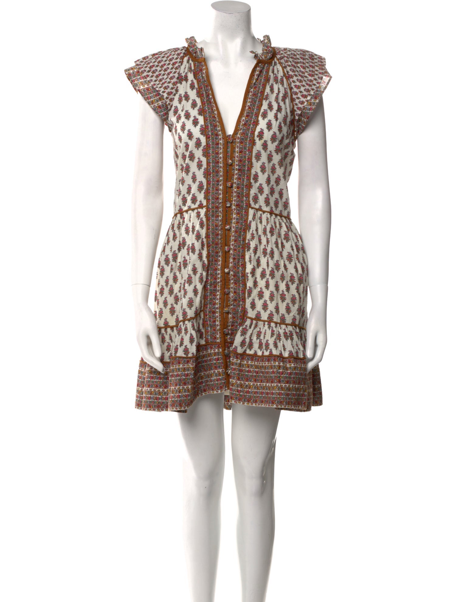 Veronica Beard Printed Mini Dress