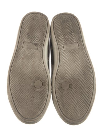 Veronica Beard Canvas Camouflage Print Sneakers