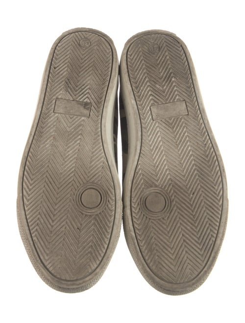 Veronica Beard Canvas Camouflage Print Sneakers