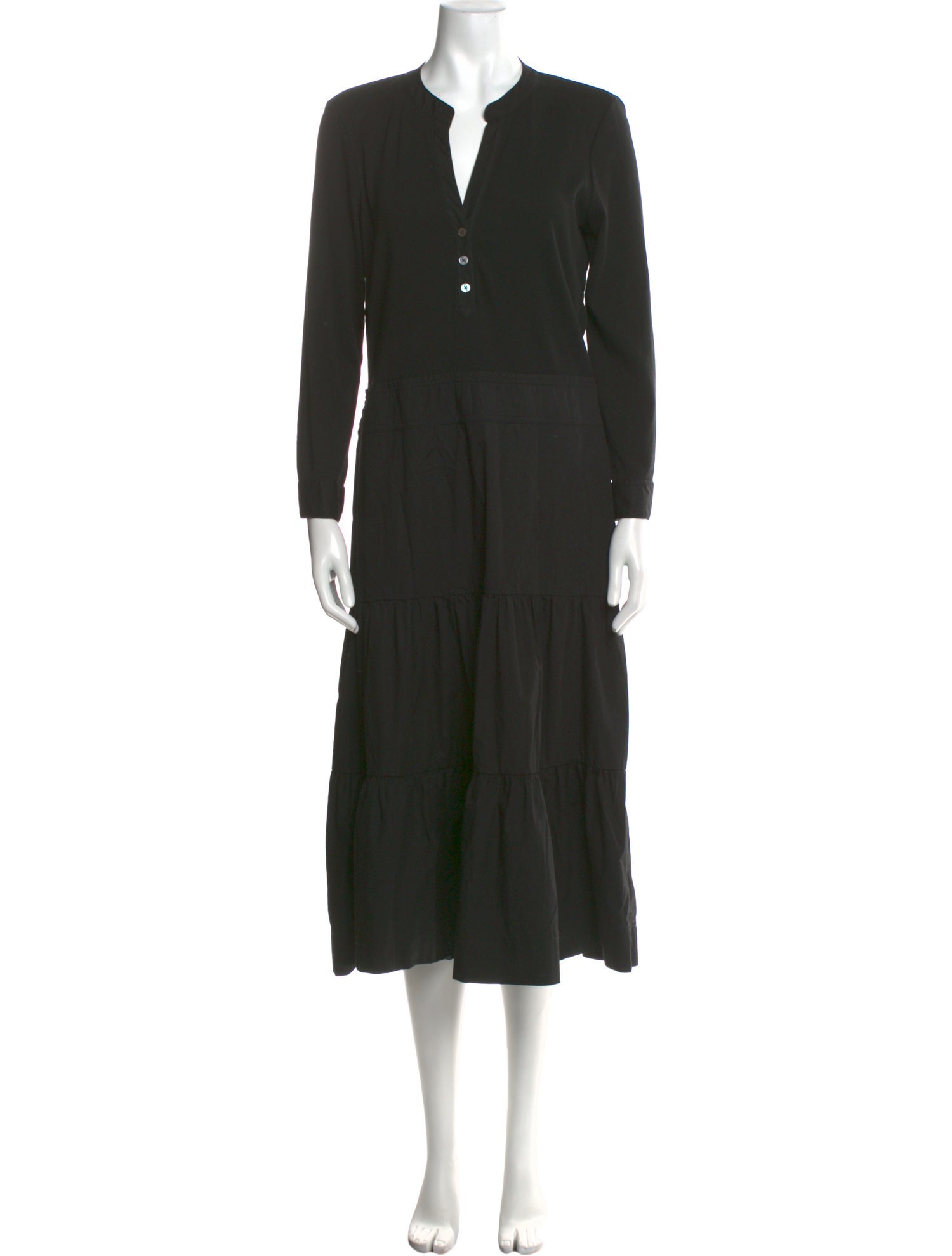 Veronica Beard V-Neck Midi Length Dress