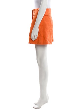 Veronica Beard Linen Mini Shorts