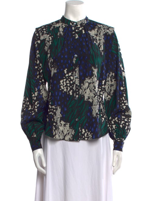 Veronica Beard Silk Printed Blouse