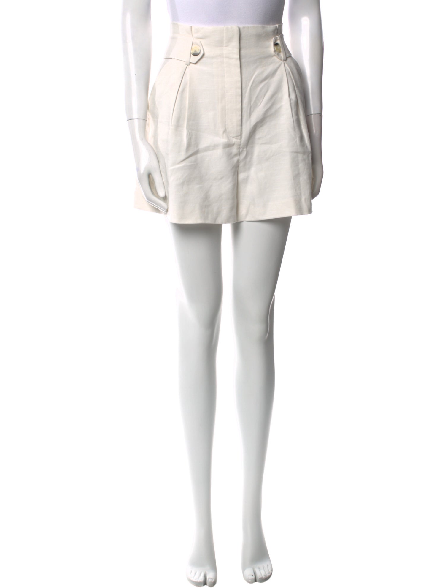 Veronica Beard Linen Mini Shorts