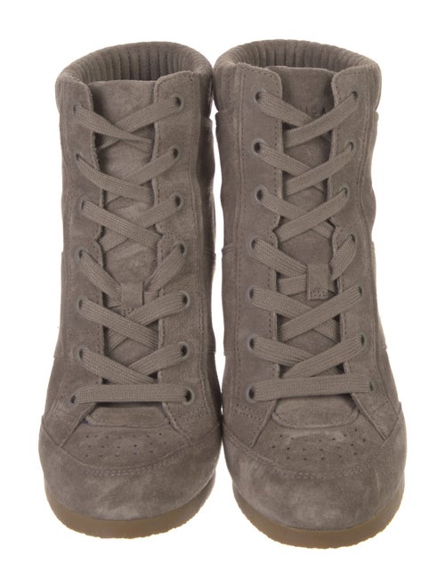 Veronica Beard Suede Lace-Up Boots