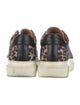 Veronica Beard Canvas Animal Print Sneakers