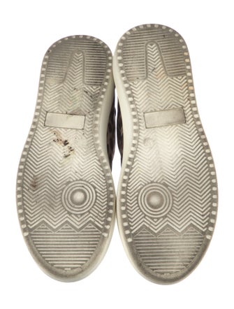 Veronica Beard Canvas Animal Print Sneakers