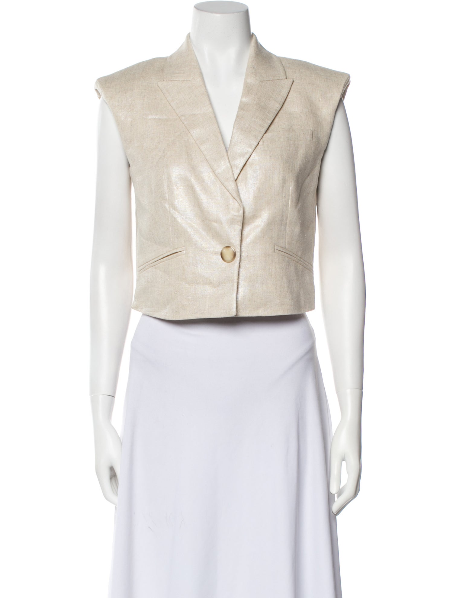 Veronica Beard Linen Vest w/ Tags