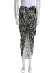 Veronica Beard Animal Print Midi Length Skirt