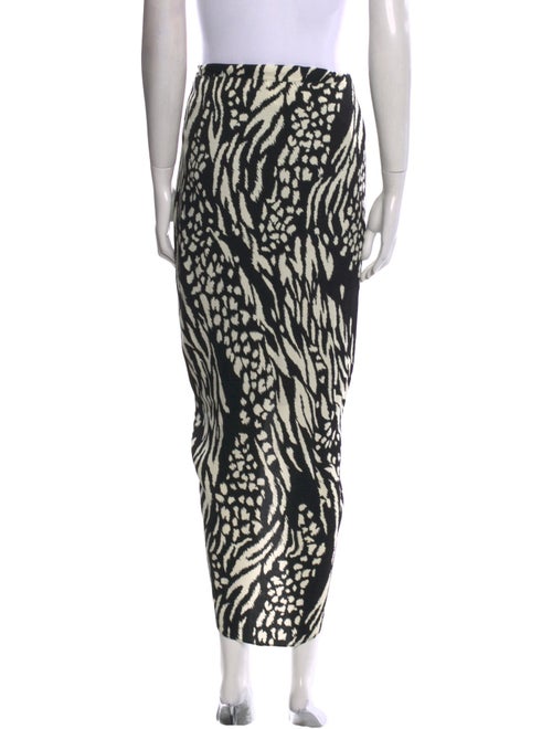 Veronica Beard Animal Print Midi Length Skirt