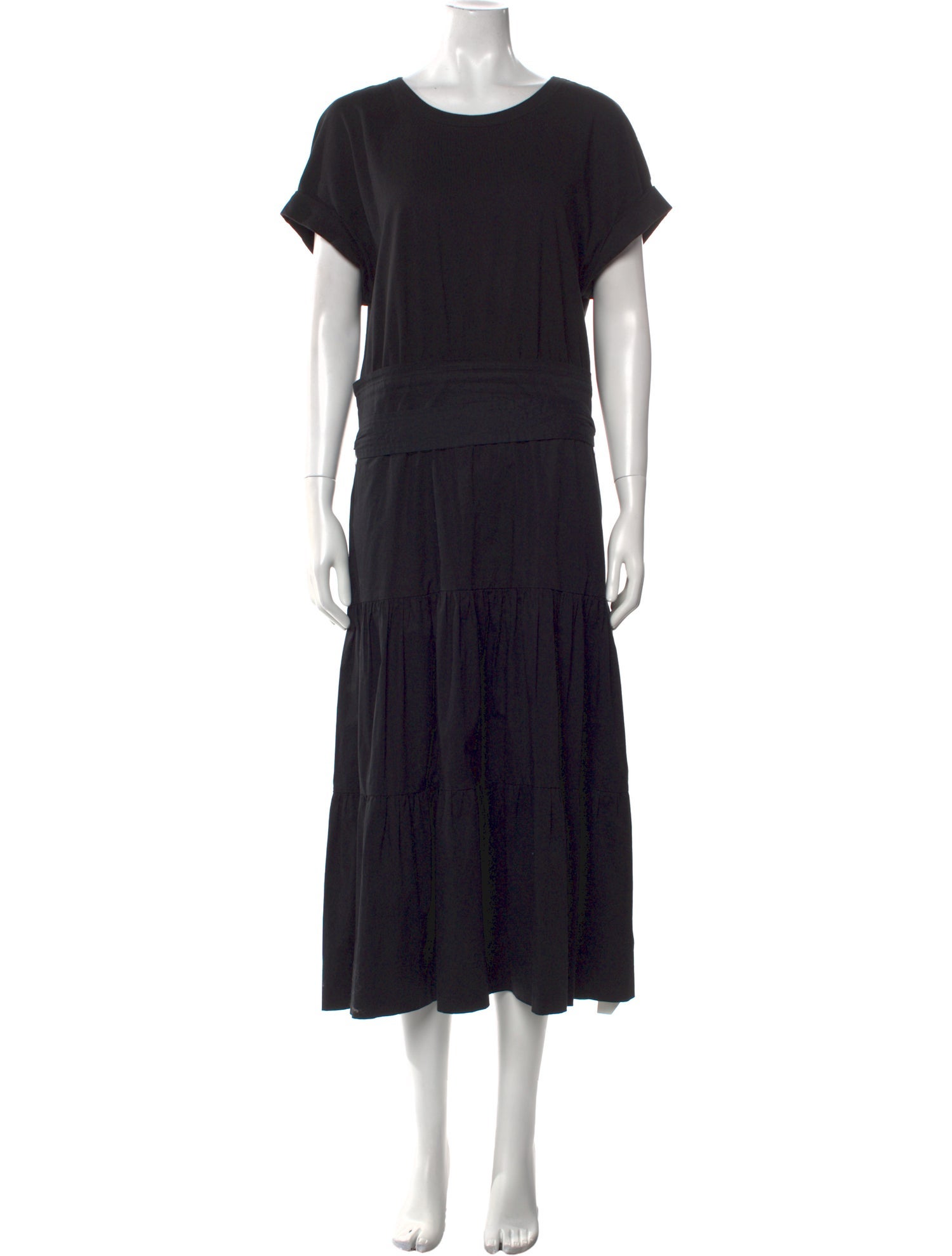 Veronica Beard Crew Neck Long Dress