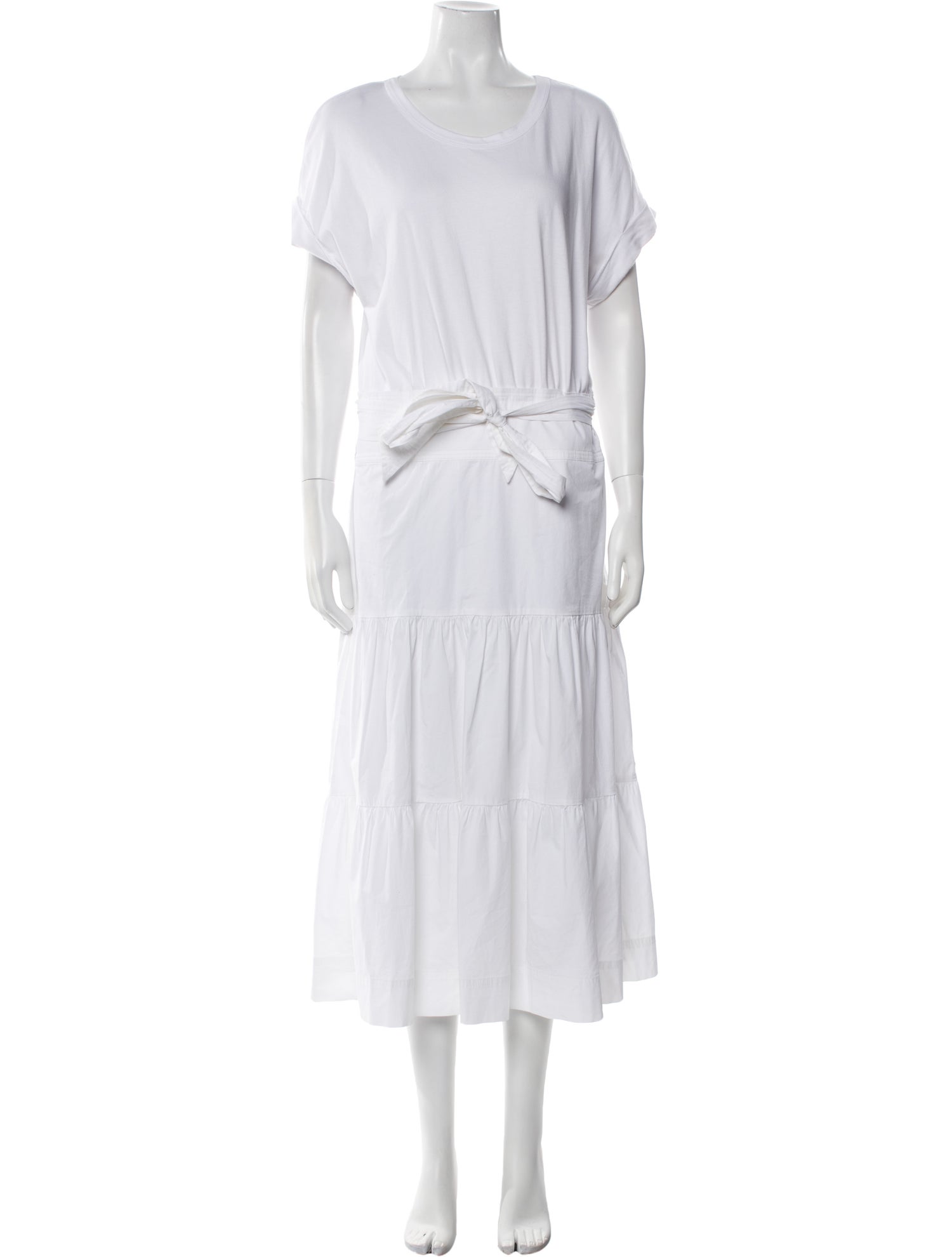 Veronica Beard Scoop Neck Long Dress