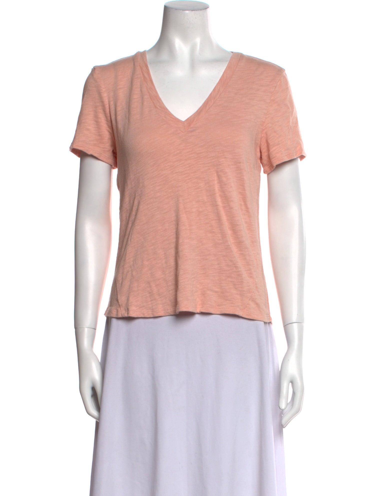 Veronica Beard V-Neck Short Sleeve T-Shirt