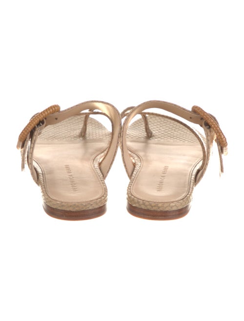 Veronica Beard Leather Flip Flops