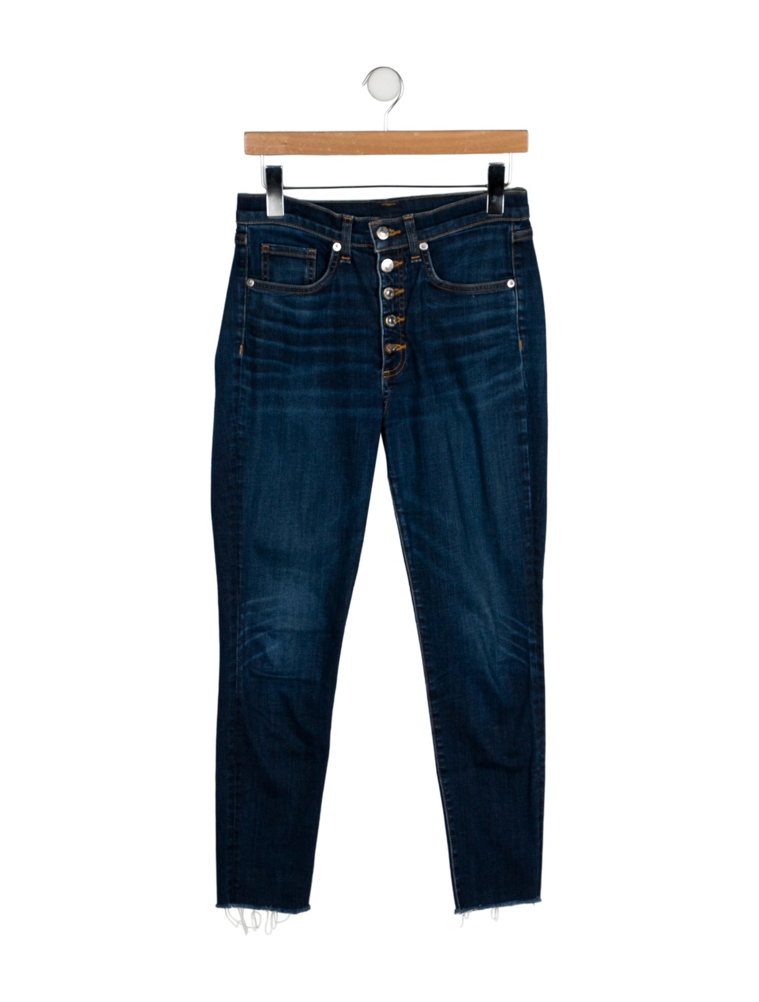 Veronica Beard Mid-Rise Skinny Leg Jeans