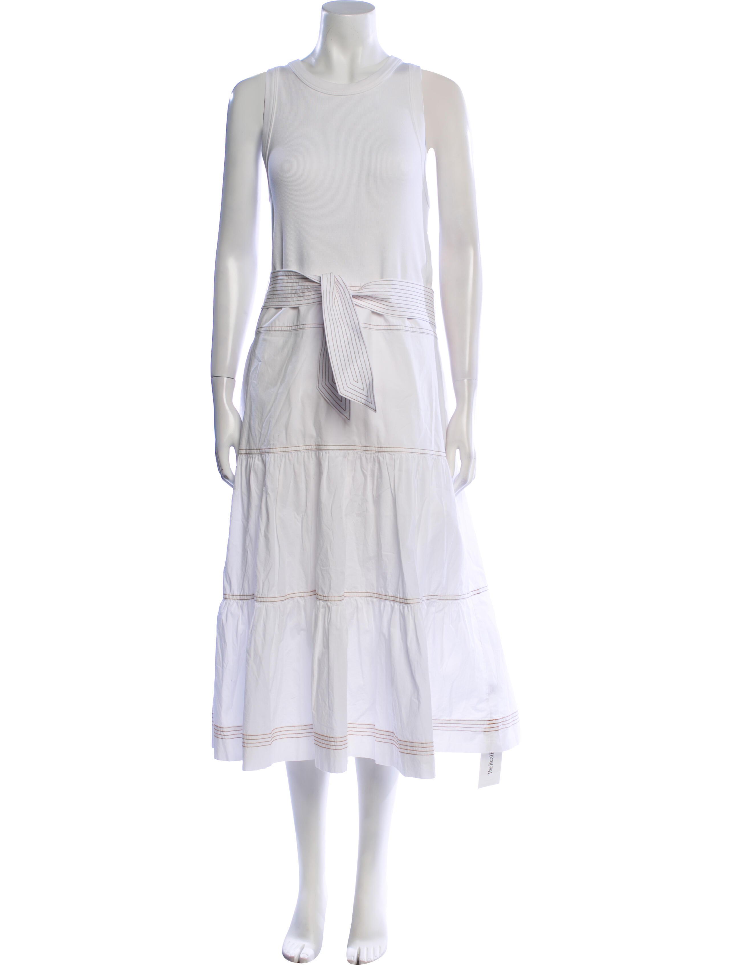 Veronica Beard Crew Neck Long Dress