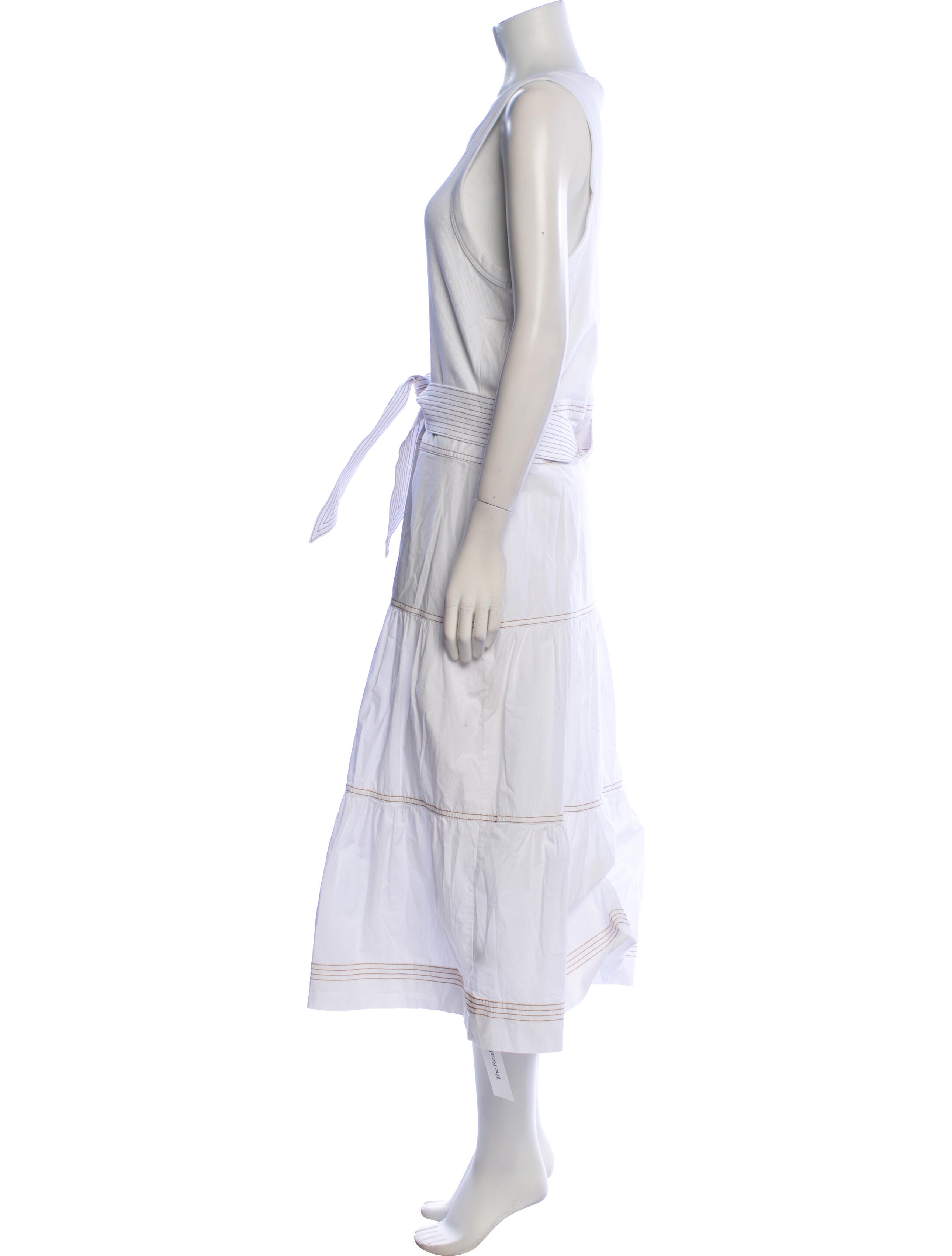 Veronica Beard Crew Neck Long Dress