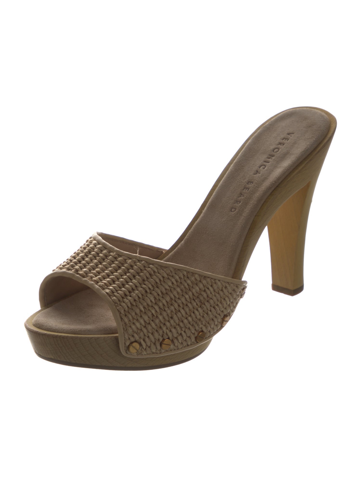 Veronica Beard Raffia Slides