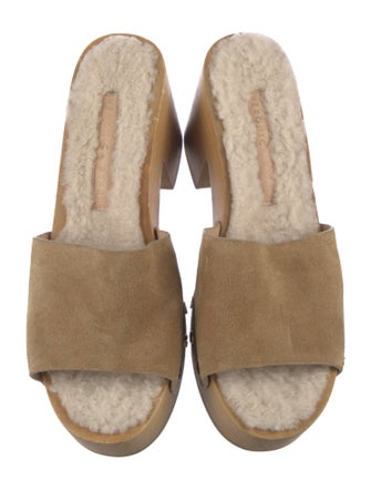 Veronica Beard Suede Slides